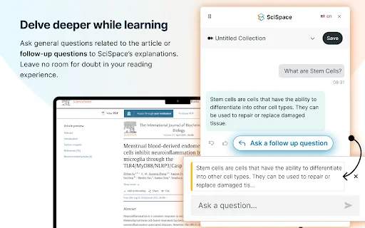SciSpace: AI Research Assistant para sa Mabilis na Pananaliksik - Screenshot 2