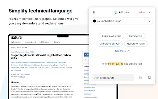 SciSpace: AI Research Assistant para sa Mabilis na Pananaliksik - Screenshot 1