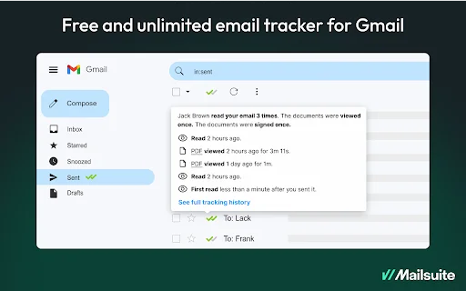 I-download ang Mailtrack para sa Gmail – Libreng Email Tracker - Screenshot 2