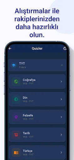 I-download ang Sınav Yardımcın: YKS KPSS DGS – Study Tool App - Screenshot 4