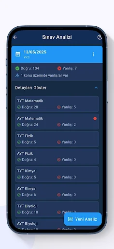 I-download ang Sınav Yardımcın: YKS KPSS DGS – Study Tool App - Screenshot 7