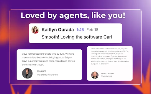 I-download ang Gaya: AI Insurance Automation Extension para sa Iyong Browser - Screenshot 5