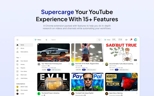 Nexlev YouTube Research & Analytics – I-download ang Pinakabagong Bersyon - Screenshot 1