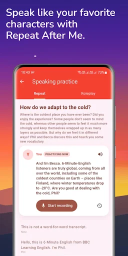 I-download ang Learning English – 6 Minutes Para sa Mabilis na Pagkatuto - Screenshot 5
