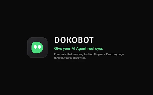 Dokobot: Libreng AI Browser Tool para sa Iyong AI Agents - Screenshot 1