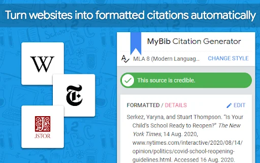 MyBib: Libreng Citation Generator – Mabilis na APA, MLA at Harvard - Screenshot 2