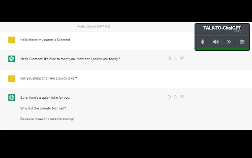 Talk-to-ChatGPT: Makipag-usap sa AI Gamit ang Boses nang Libre - Screenshot 1
