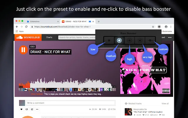 Bass Booster Extreme Para sa Chrome – Palakasin ang Bass Mo - Screenshot 3