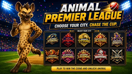 I-download ang Animal Cricket – Bumuo ng Iyong Animal Team Ngayon - Screenshot 1