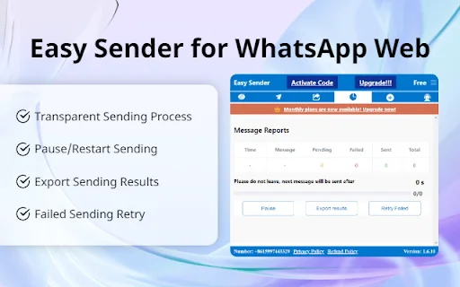 WA Self Sender: Bulk WhatsApp Messaging Tool sa Pilipinas - Screenshot 3