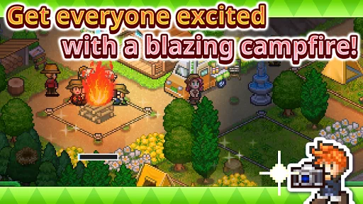 I-download ang Forest Camp Story – Pixel Art Sim Game Libre - Screenshot 2
