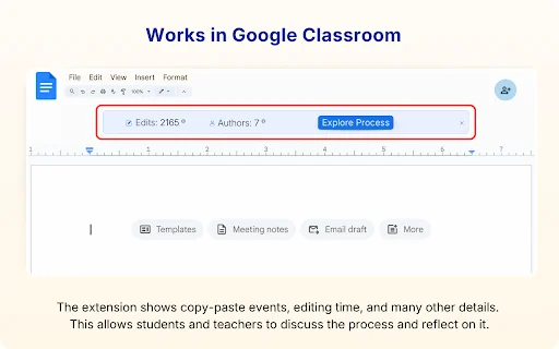 Process Feedback for Google Docs – I-track ang Edit History - Screenshot 2
