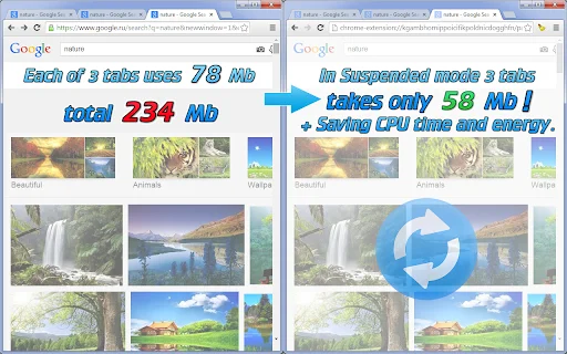 I-download ang Tab Suspender: Pabilisin ang Chrome at Makatipid ng RAM - Screenshot 1