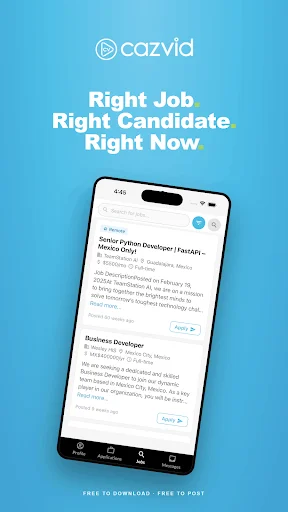 I-download ang CazVid: Video Resume at Trabaho – Mabilis na Pag-apply - Screenshot 8