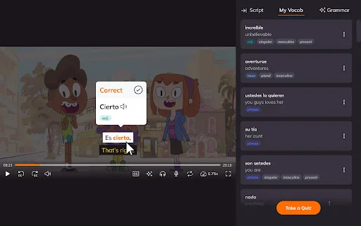 Lingopie: Matuto ng Wika Gamit ang Netflix at Movies – I-download - Screenshot 1