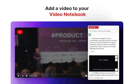 Video Notebook: AI Tutor para sa YouTube at Udemy – Libreng Gamitin - Screenshot 2