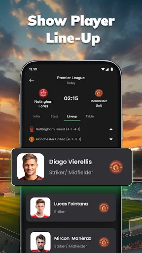 I-download ang Amazic Football Live Scores – Update sa Bawat Laro - Screenshot 4