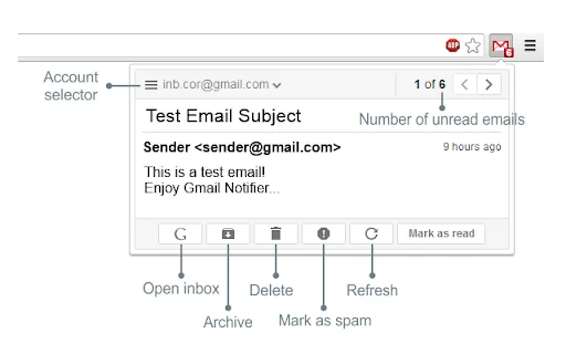 Download Notifier for Gmail™ – Mabilis na Email Alerts - Screenshot 1