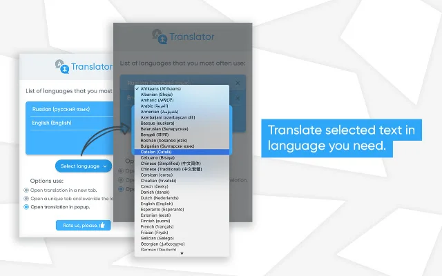 I-download ang Translator – Select to Translate para sa Chrome - Screenshot 3