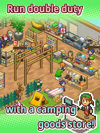 I-download ang Forest Camp Story – Pixel Art Sim Game Libre - Screenshot 22