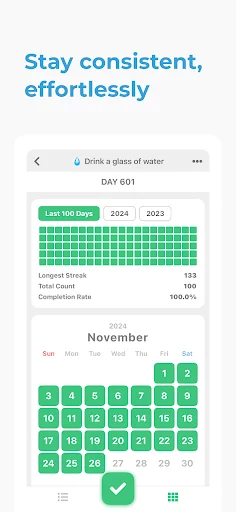I-download ang Habit Streak Tracker: DotHabit – Bumuo ng Daily Habits - Screenshot 4