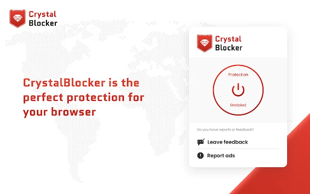 I-download ang Crystal Blocker: Mabilis na Ad Blocker para sa Browser - Screenshot 1