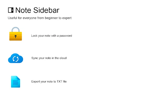 I-download ang Note Sidebar – Mabilis at Madaling Note-Taking App - Screenshot 5