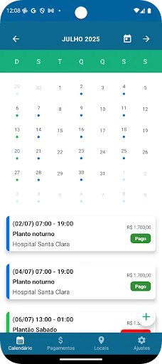 I-download ang Plantãozinho: Pamahalaan ang Iyong Shift nang Madali - Screenshot 1